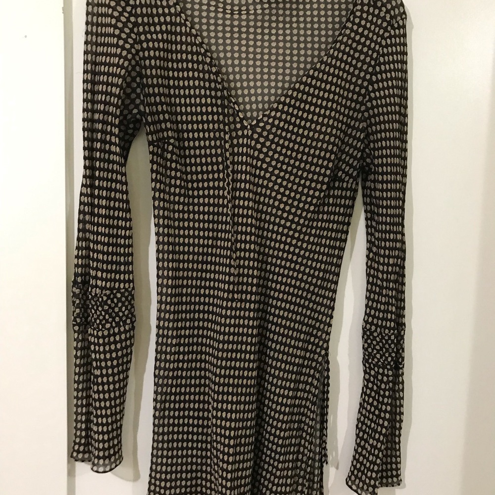 INC silk blouse